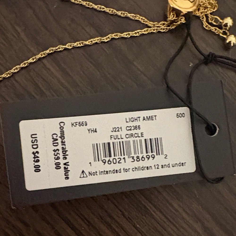 Kate Spade Full Circle Bracelet- light amet - Picture 4 of 4